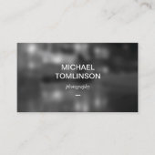 Gewoon verklaard Visitekaartje van de fotograaf (Voorkant)