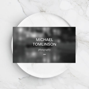 Gewoon verklaard Visitekaartje van de fotograaf