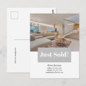 Gewoon verkocht foto-Briefkaart Briefkaart (Voorkant / Achterkant)