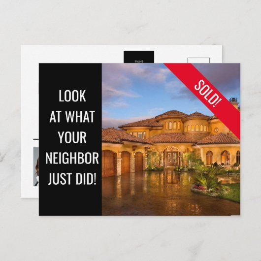 Gewoon verkocht - Fun - Briefkaart (Voorkant / Achterkant)