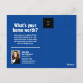 Gewoon verkocht - Fun Briefkaart - Blauw (Achterkant)