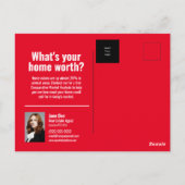 Gewoon verkocht - Fun Briefkaart - Rood (Achterkant)