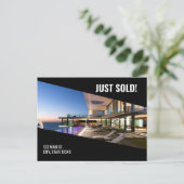 Gewoon verkocht - Zwarte Metro - Briefkaart (Staand voorkant)