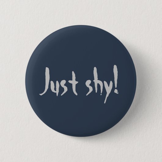 Gewoon verlegen! ronde button 5,7 cm (Voorkant)