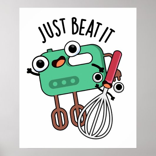 Gewoon Versla Het Grappige Bak Pun Poster (Voorkant)