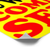 Gewoon Verstand Kwetst Jou Grappige Poster Bord (Hoek)