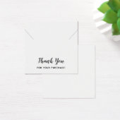 Gewoon vierkant Hartelijk dank voor uw Ketting Vierkante Visitekaartjes (Bureau)