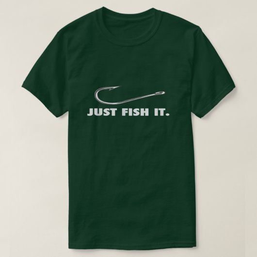 Gewoon vis-shirt t-shirt (Design voorkant)