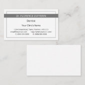 Gewoon Visitekaartje en medisch beroepsbeoefenaar (Voorkant / Achterkant)