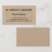 Gewoon Visitekaartje en minimale tandheelkundige c (Voorkant / Achterkant)