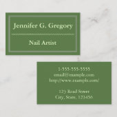 Gewoon Visitekaartje en professioneel artistiek  (Voorkant / Achterkant)