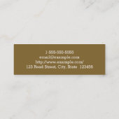 Gewoon Visitekaartje en professioneel jurist (Achterkant)