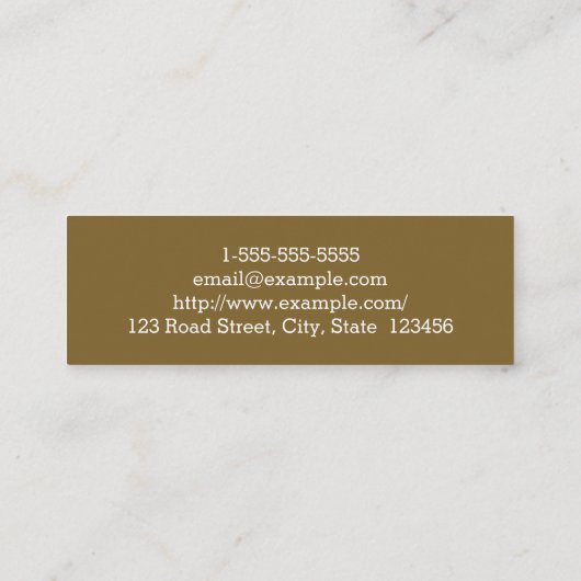 Gewoon Visitekaartje en professioneel jurist (Achterkant)