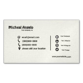 Gewoon visitekaartje magneet (Voorkant)