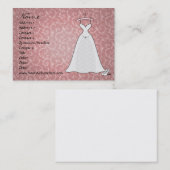 Gewoon Visitekaartje met kant (Voorkant / Achterkant)