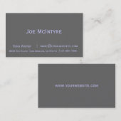 Gewoon visitekaartje met twee tinten (Voorkant / Achterkant)