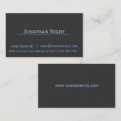 Gewoon visitekaartje met twee tinten (Voorkant / Achterkant)