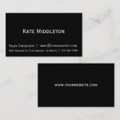 Gewoon visitekaartje met twee tinten (Voorkant / Achterkant)