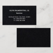 Gewoon Visitekaartje, rechtskundig professioneel Visitekaartje (Voorkant / Achterkant)