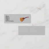 gewoon visitekaartje van de guitar klassiek (Voorkant / Achterkant)