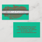 Gewoon Visitekaartje van het moderne India Paisley (Voorkant / Achterkant)