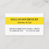 Gewoon Visitekaartje voor rechtsbeoefenaars (Voorkant)