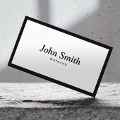 Gewoon Visitekaartje voor zwarte grensreferentie