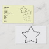 Gewoon visitekaartjes met prikkeldraad (Voorkant / Achterkant)