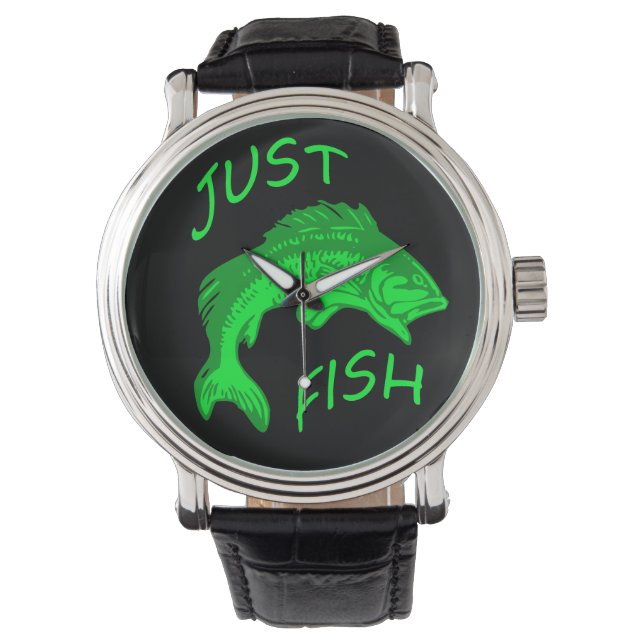 Gewoon Vissen Kijken Horloge (Voorkant)