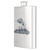 Gewoon vissen op springvis met grafische drink flacon (Links)