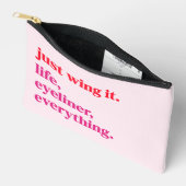 Gewoon vleugel het leven eyeliner alles make-up za etui (Open)