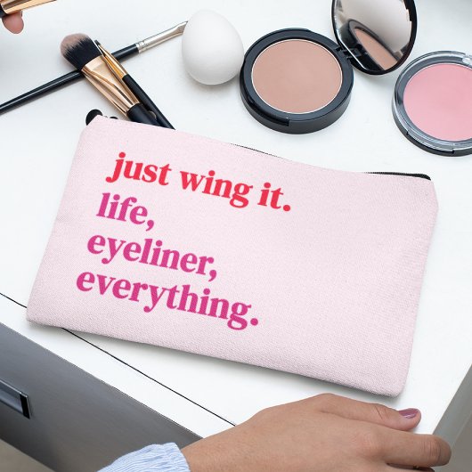 Gewoon vleugel het leven eyeliner alles make-up za etui