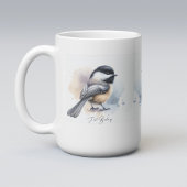 Gewoon vogelte zwart Pet chickadee Koffiemok