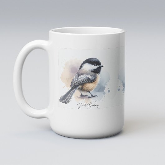 Gewoon vogelte zwart Pet chickadee Koffiemok