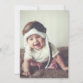 Gewoon volledige uitnodiging voor de fotodoop (Achterkant)