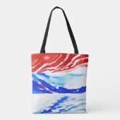 Gewoon voor Amerika begeerd Tote Bag (Achterkant)