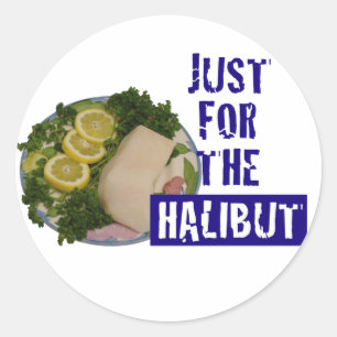 'Gewoon voor de heilbot' humoristische parodie Sti Ronde Sticker