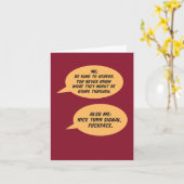 Gewoon voor de lol: wees lief voor anderen kaart (Gele Bloem)