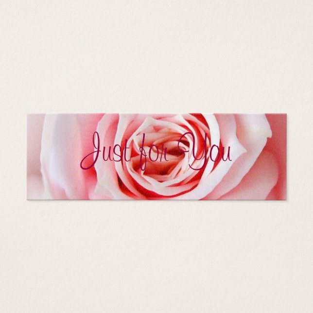 Gewoon voor jou cadeau Label Mini Visitekaartjes (Voorkant)