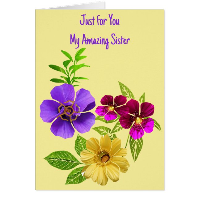 Gewoon voor jou, mijn geweldige zuster (Voorkant)