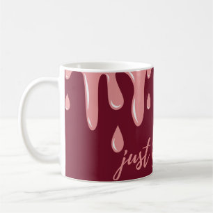 Gewoon voor jou rood patroon koffiemok