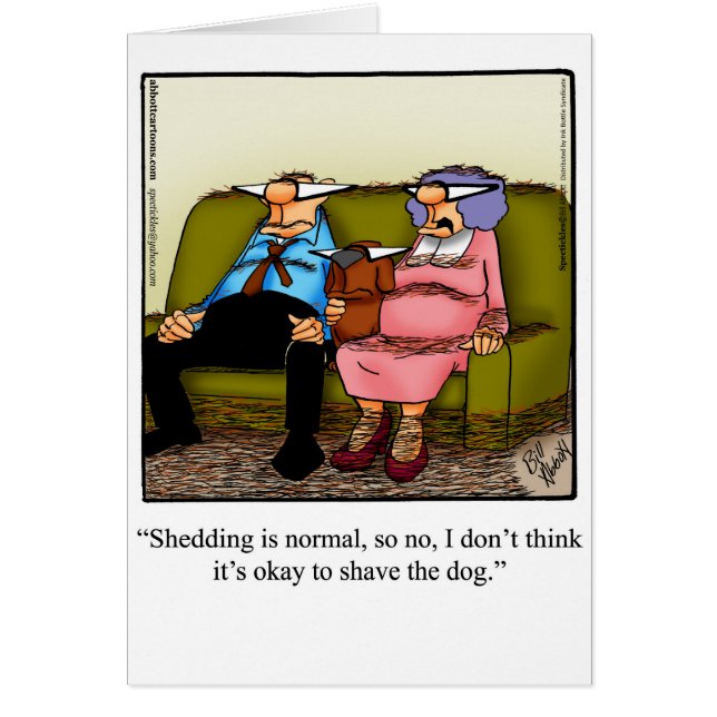 Gewoon voor lacht Pet Humor Kaart (Voorkant)