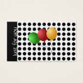 Gewoon voor u cadeau Kaart zwart-wit polka stippen (Voorkant)