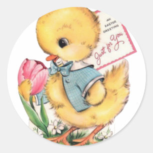 Gewoon voor u Pasen Groeten Ronde Sticker