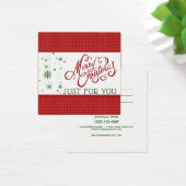 Gewoon voor u Vrolijk kerstcadeau Kaart Certificaa (Bureau)