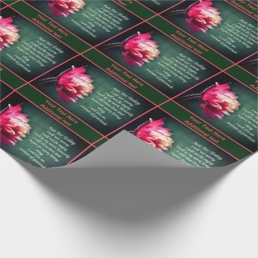 Gewoon voor vandaag Bloem Reiki Inspirerend Cadeaupapier (Hoek)
