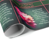 Gewoon voor vandaag Bloem Reiki Inspirerend Cadeaupapier (Rol Hoek)