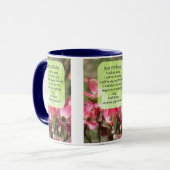 Gewoon voor vandaag Dogwood Floral Inspirerend Mok (Voorkant links)