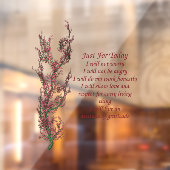 Gewoon voor vandaag Inspirerend gebeden  Raamsticker (Vel 2)