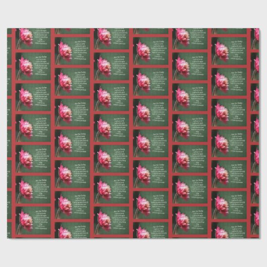 Gewoon voor vandaag Inspirerend Reiki Floral Cadeaupapier (Vlak)